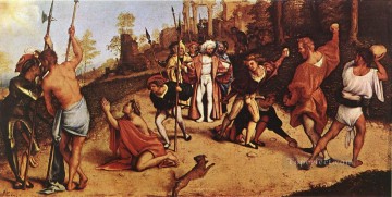  Esteban Decoraci%c3%b3n Paredes - El Martirio de San Esteban 1516 Renacimiento Lorenzo Lotto